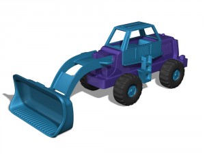 toy-tractor 3Dモデル