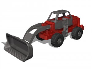 toy-tractor 3Dモデル