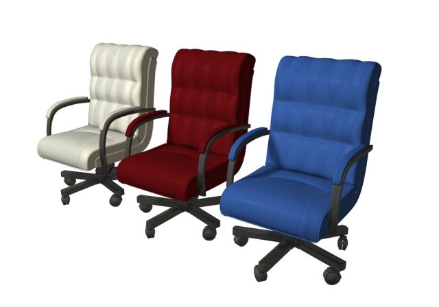 armchair Model 3D .c4d .max .obj .3ds .fbx .stl .blend 
