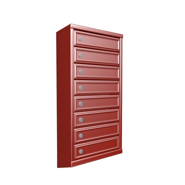 mailbox 3D Model .c4d .max .obj .3ds .fbx .stl .blend 