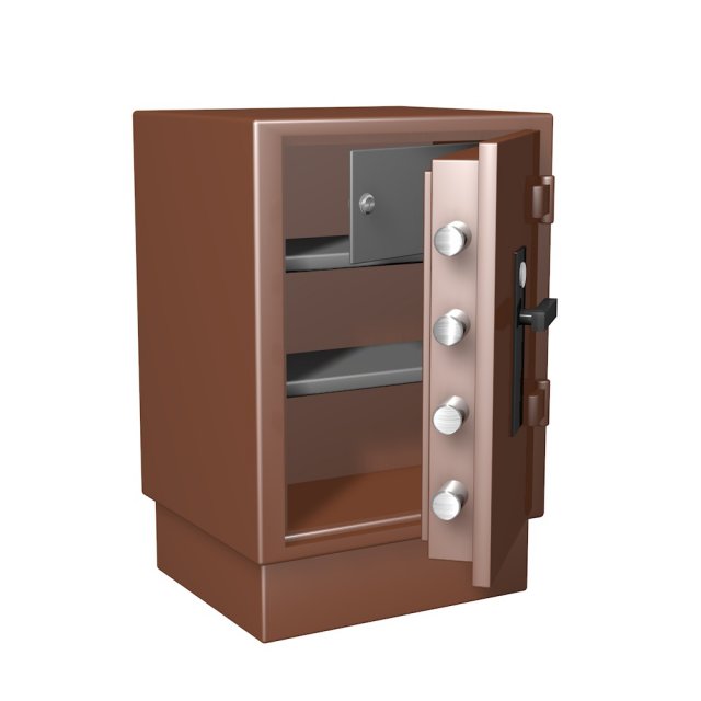 safe 3D Model .c4d .max .obj .3ds .fbx .stl .blend 