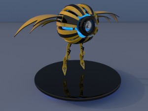 dron Model 3D