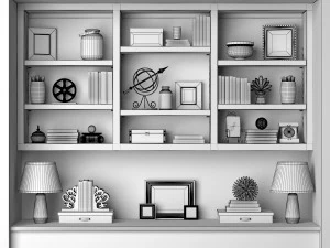 shelf decoration 3D Model