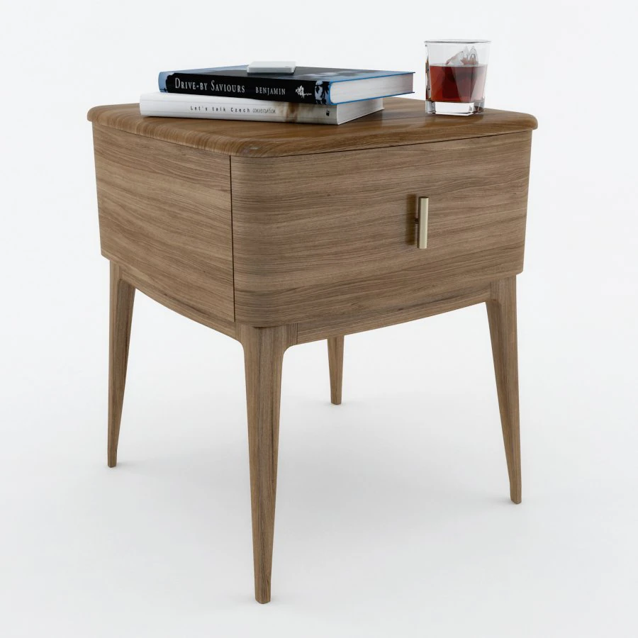 philipp selva indigo bedside table 3D Model .c4d .max .obj .3ds .fbx .stl .blend