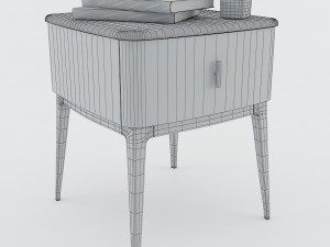 philipp selva indigo bedside table 3D Model