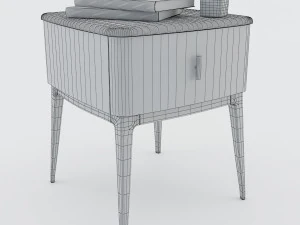 philipp selva indigo bedside table 3D Model
