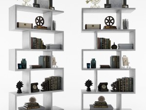 arteriors carmine bookshelf 3D Model