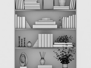 shelf decoration 3D 모델