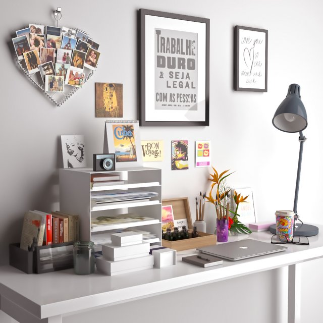 desk decoration 01 Modelo 3D .c4d .max .obj .3ds .fbx .stl .blend 
