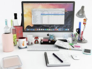 desk decoration 04 3D 모델