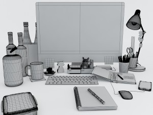 desk decoration 04 3D 模型