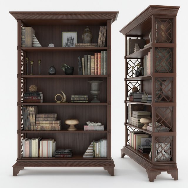 ralph lauren home bishopsgate etagere Modello 3D .c4d .max .obj .3ds .fbx .stl .blend 
