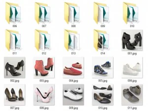 footwear collection 3D Model