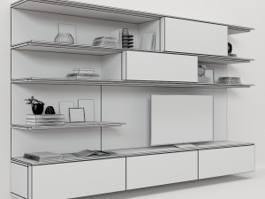 jesse online wall mounted system 3D Model