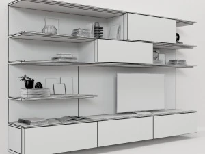 jesse online wall mounted system 3D Model