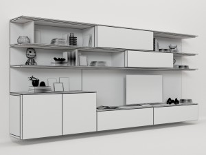 jesse online wall mounted system 3D 모델