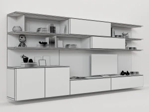 jesse online wall mounted system 3D Model