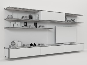 jesse online wall mounted system 3Dモデル
