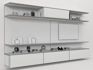 jesse online wall mounted system 3D Model