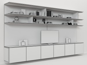 jesse online wall mounted system 3D 모델
