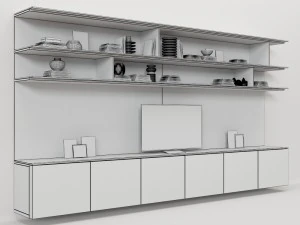jesse online wall mounted system 3D Model