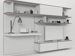 jesse online wall mounted system 3Dモデル