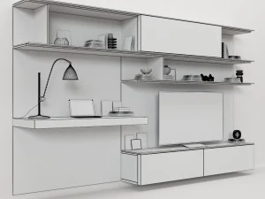 jesse online wall mounted system 3D Model