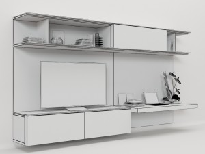 jesse online wall mounted system Modelo 3D