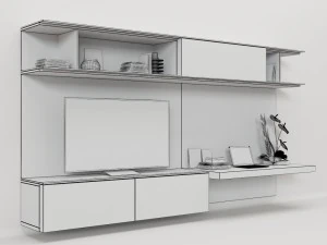 jesse online wall mounted system 3D Model