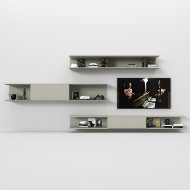 jesse online wall mounted system 3D Model .c4d .max .obj .3ds .fbx .stl .blend 