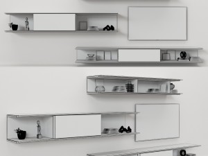 jesse online wall mounted system 3D Model