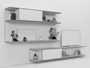 jesse online wall mounted system 3D Model
