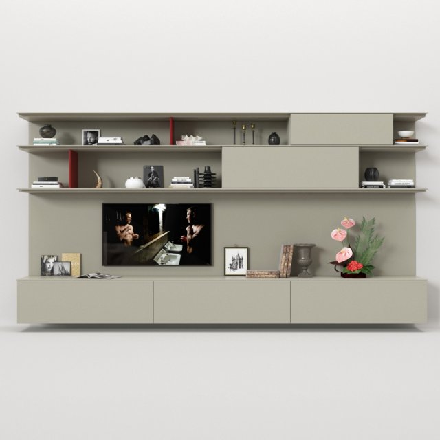 jesse online wall mounted system Modelo 3D .c4d .max .obj .3ds .fbx .stl .blend 