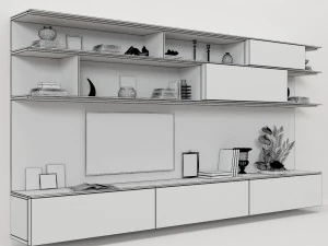 jesse online wall mounted system 3D Model