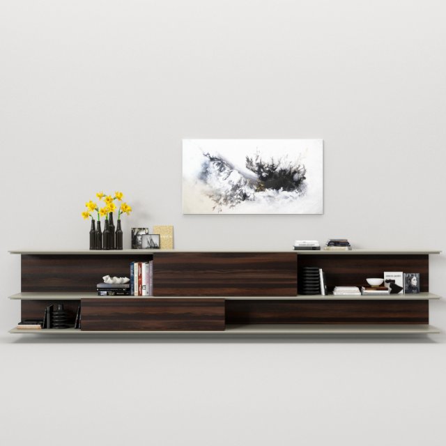 jesse online wall mounted system Modello 3D .c4d .max .obj .3ds .fbx .stl .blend 