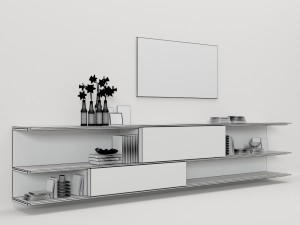 jesse online wall mounted system Modello 3D