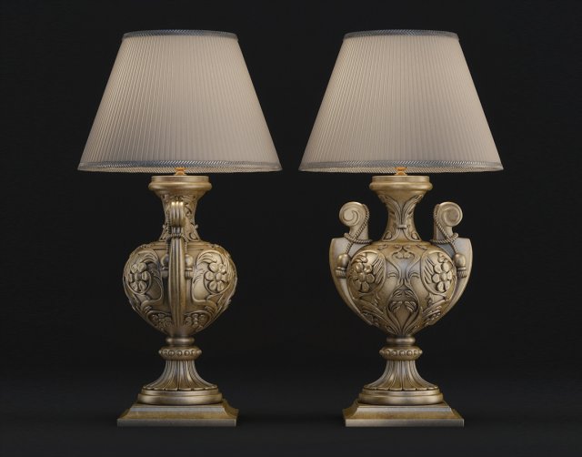 seven sedie etruria lamp 3D Model .c4d .max .obj .3ds .fbx .stl .blend 