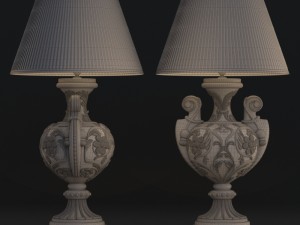 seven sedie etruria lamp 3D Model