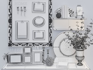 decorative set 3D 模型