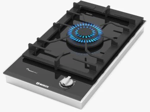 bosch domino gaskookplaat pra3a6d70 serie 8 3D Model