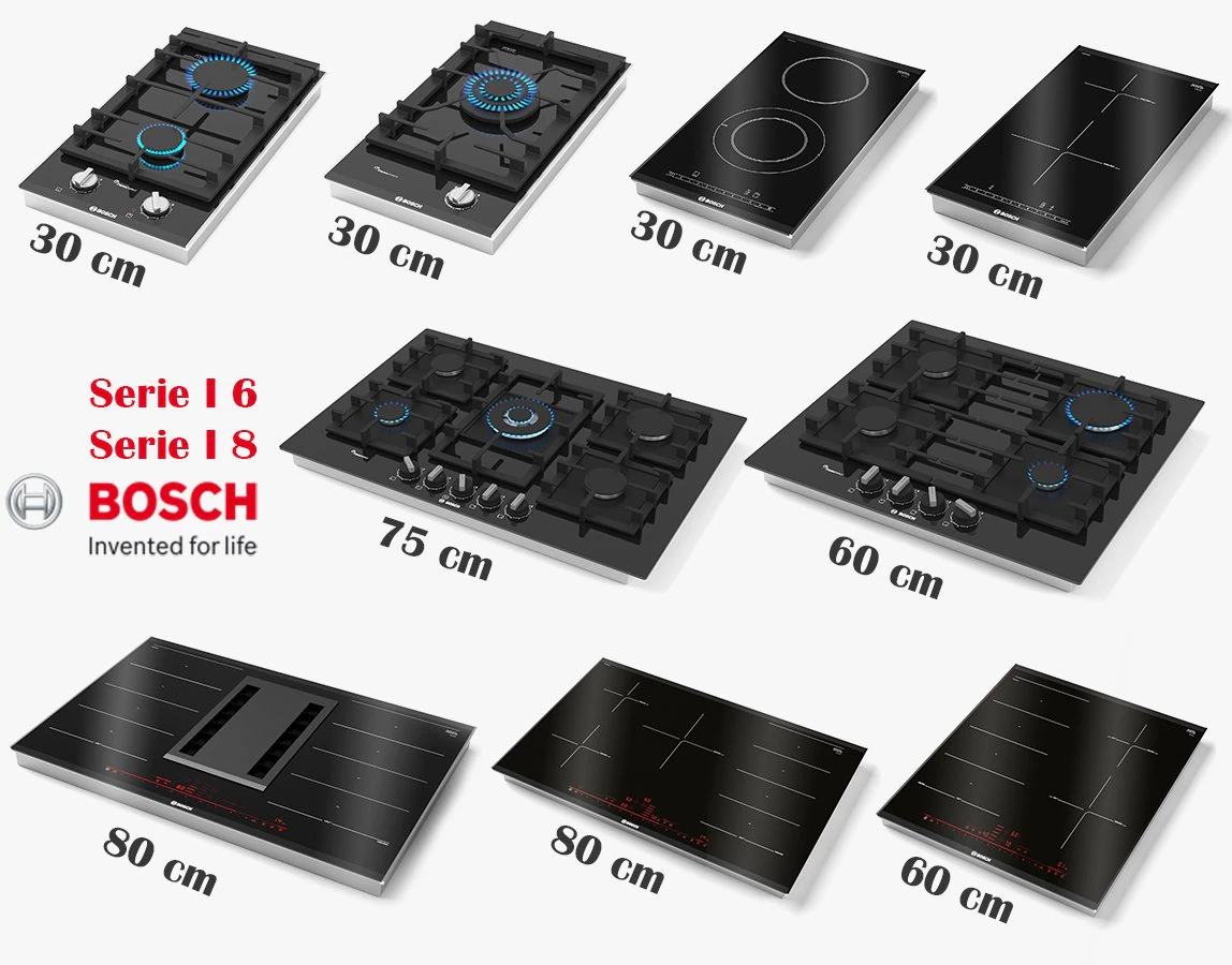 bosch hobs 3D Model .c4d .max .obj .3ds .fbx .stl .blend 