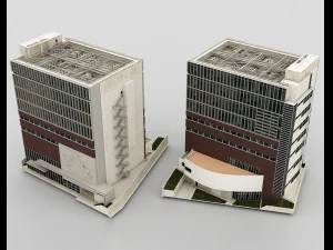 オフィスビル 3Dモデル