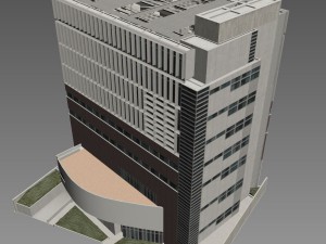 office building Modèle 3D