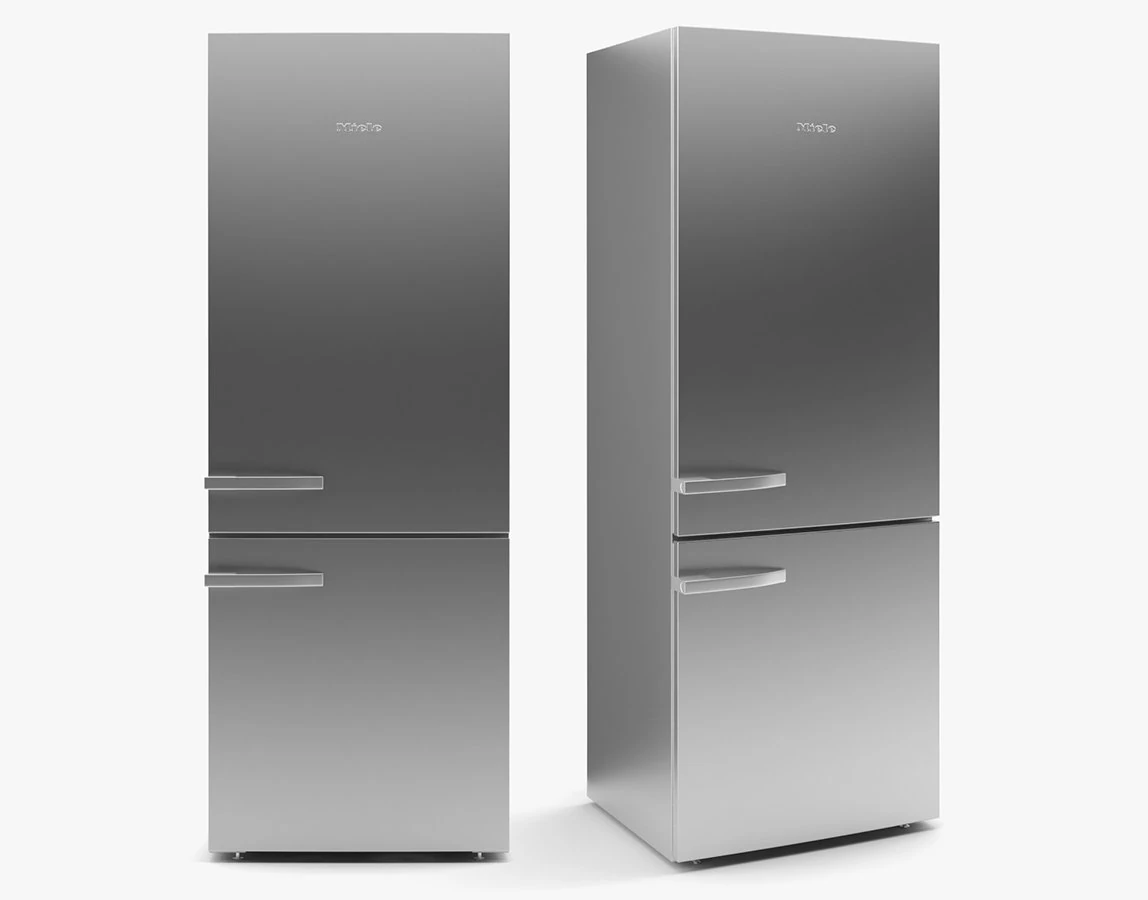 miele kfn 14947 sde freestanding fridge freezer 3D Model .c4d .max .obj .3ds .fbx .stl .blend 
