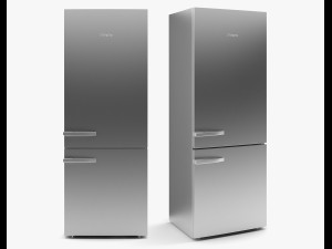 miele kfn 14947 sde freestanding fridge freezer 3D Model