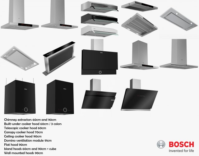 Bosch Extractor Collection 14 Models 3d Model In Household