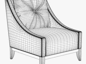 seven sedie furniture 3D Model