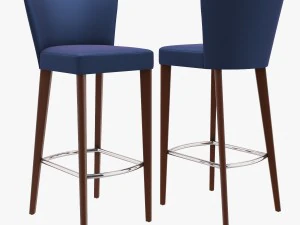 seven sedie furniture 3D Model