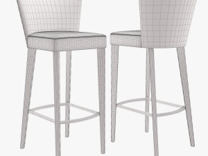 seven sedie furniture Modello 3D
