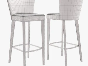 seven sedie furniture 3D Model